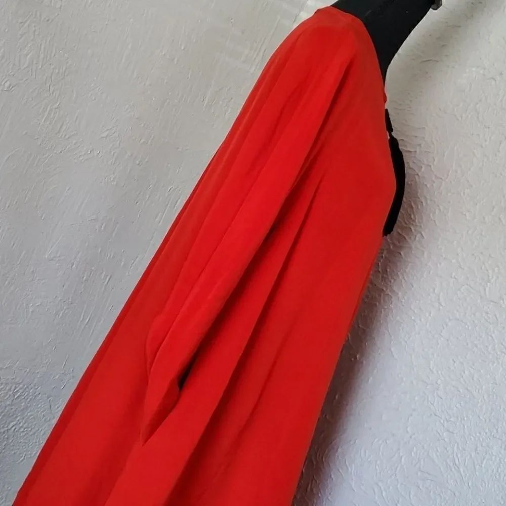 Geoffrey Beene | Long Sleeve Tassel Dress - Picture 5 of 6